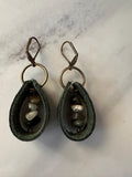 Earrings, Leather
