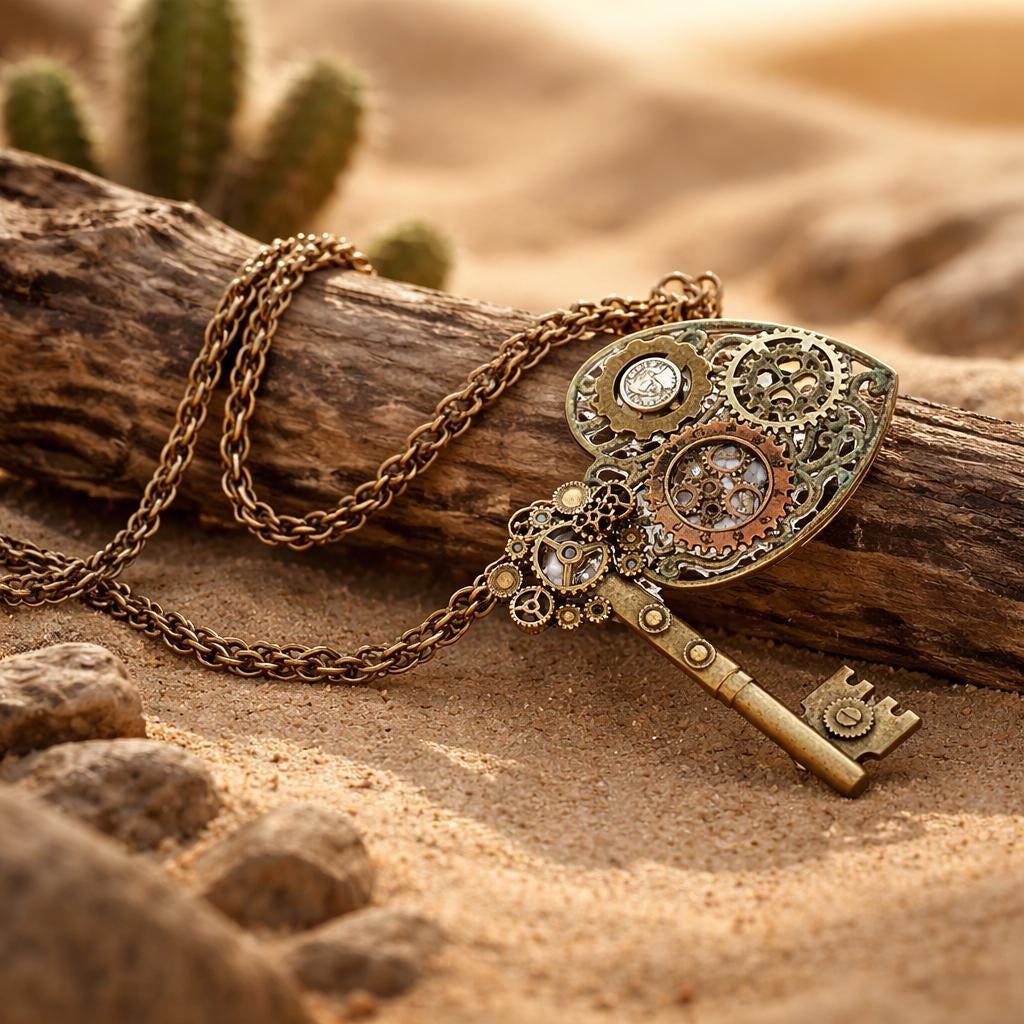 Necklace,  Steampunk Heart