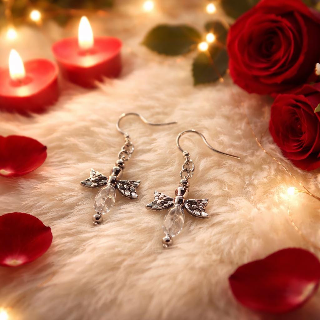 Earrings,  Angel