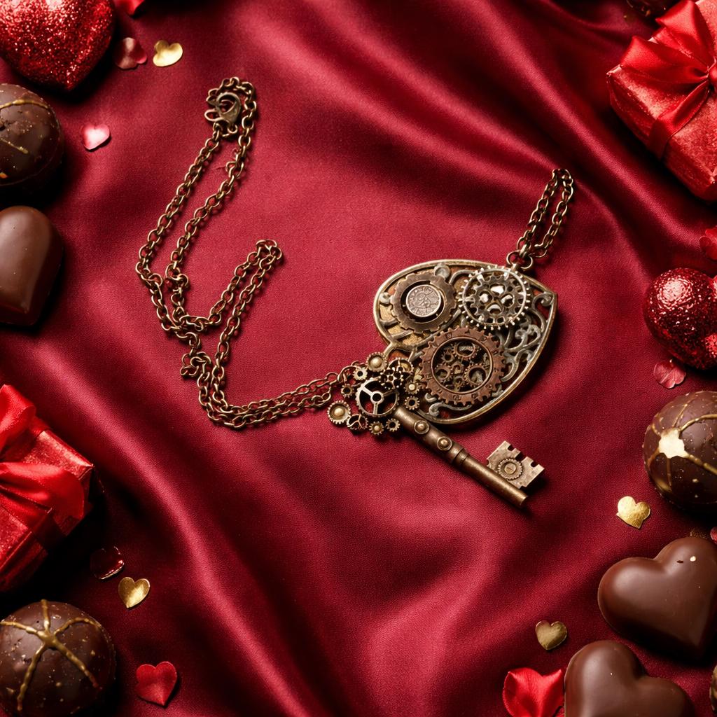 Necklace,  Steampunk Heart